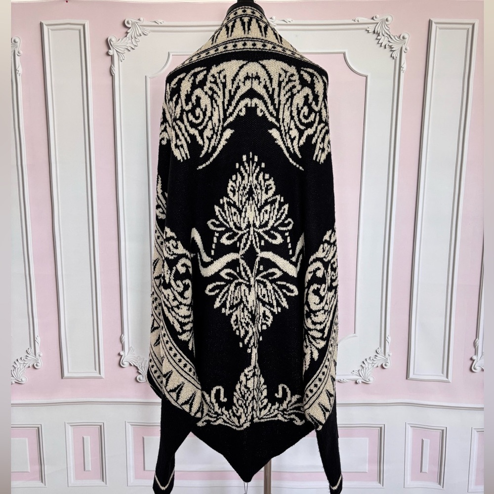 MAXSPORT LA Upside Down Reversible Open Front Cardigan Sweater--NWT--L/XL - Picture 2 of 12